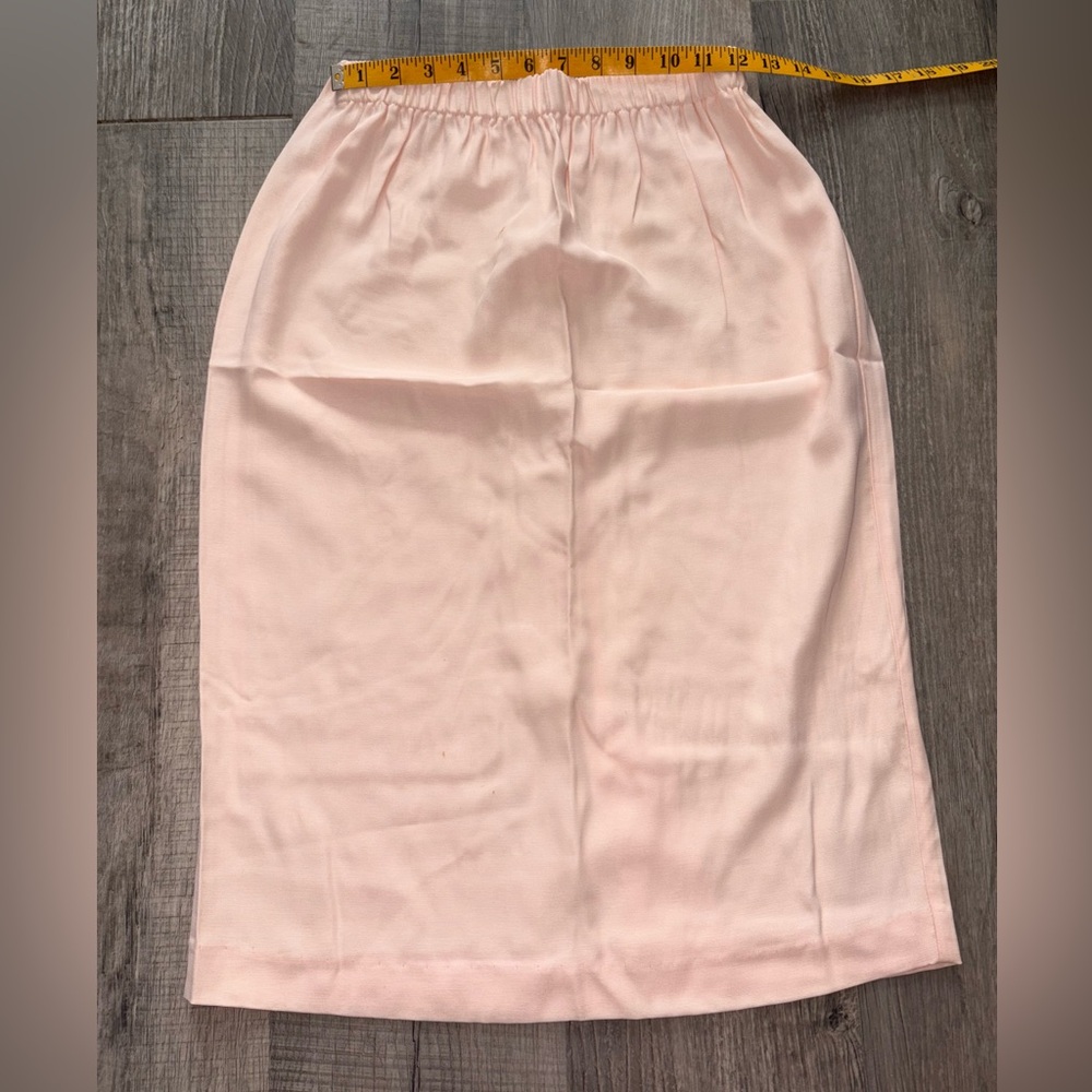 Vintage Pink Midi Skirt